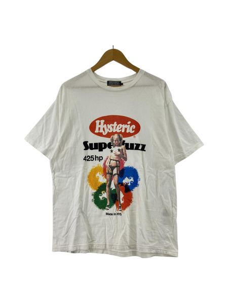 HYSTERIC GLAMOUR PAINTERS プリントTee L ホワイト