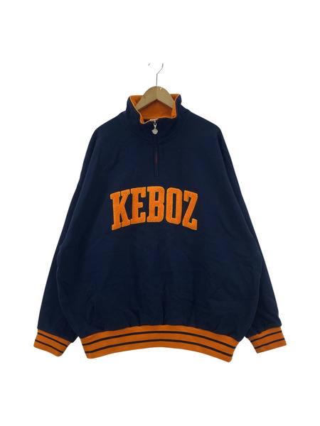 Keboz ハーフジップスウェット L