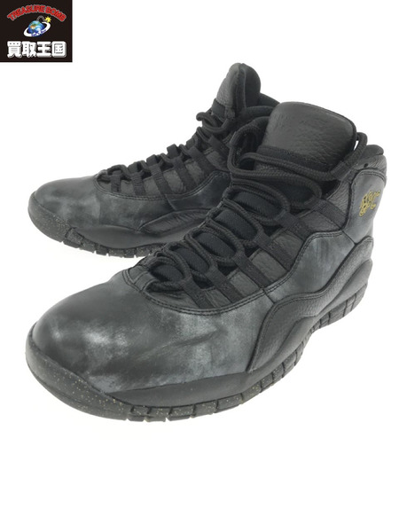 NIKE AIR JORDAN 10 RETRO BLACK  310805-012[値下]