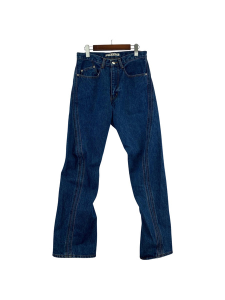 NVRFRGT 23FW 3D Twisted Jeans 1 インディゴ