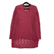 COMME des GARCONS HOMME PLUS 25SS Slub Knit Sweater S ピンク