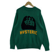 HYSTERIC GLAMOUR ニット・セーター MULTI WOMAN 編ミ込ミ ニット 緑