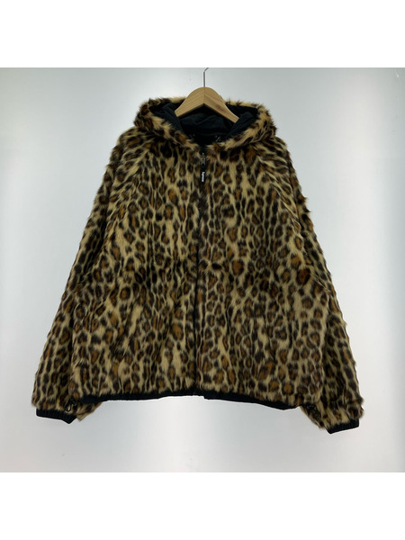 Supreme ジャケット Faux Fur Reversible Hooded Track Jacket