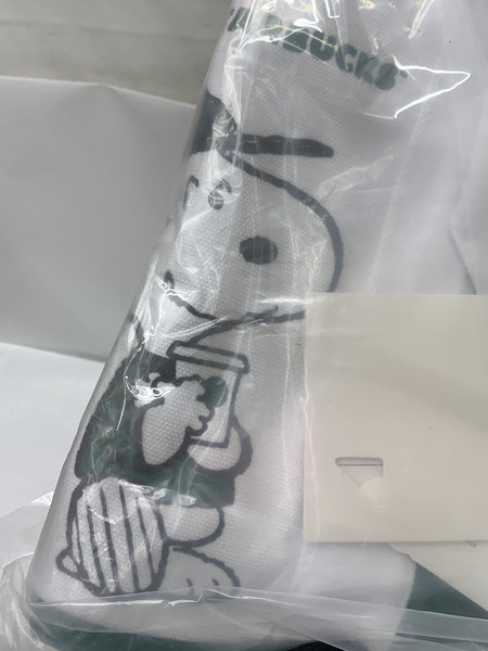 STARBUCKS＋ PEANUTSコラボ 中国限定トートバッグ SNOOPY 未開封 スターバックス ピーナッツ スヌーピー