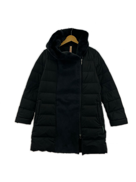 ダウンジャケット yosoou yo712004 2 BLK Fムートン