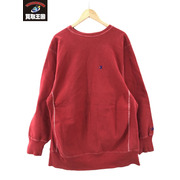 OLD CHAMPION 目付きL Sスウェット 赤 XXL