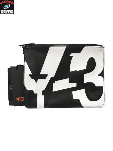 Y-3 GIFT POUCH/ワイスリー/黒/白/ポーチ