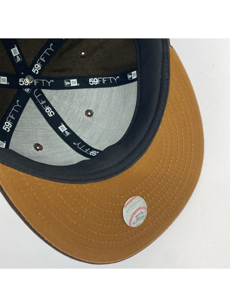 NEW ERA バレンタインデー ヤンキース キャップ 茶