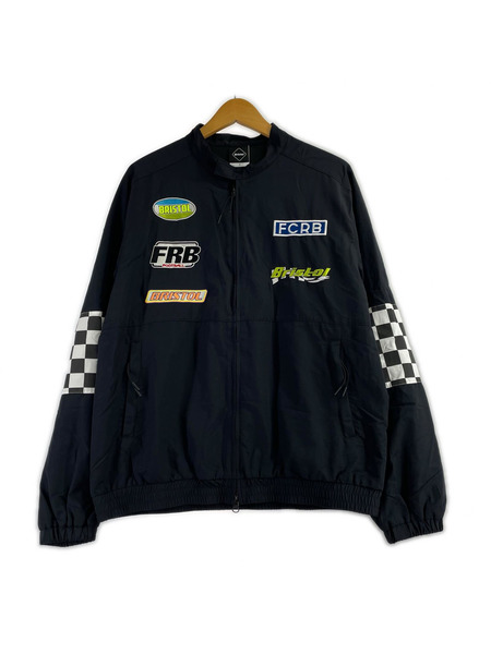 F.C.R.B. 19ss MULTI LOGO SUPPORTER JACKET S 黒