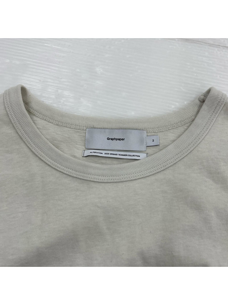 Graphpaper    Recycled Cotton Jersey S /S Tee  SIZE 2  GM251