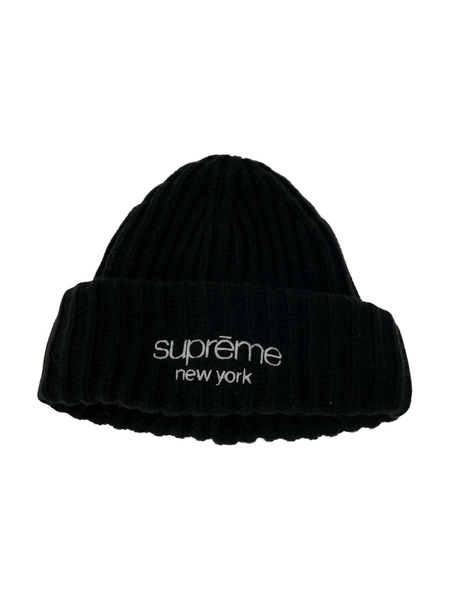 Supreme　Classic Logo Chunky Ribbed Beanie