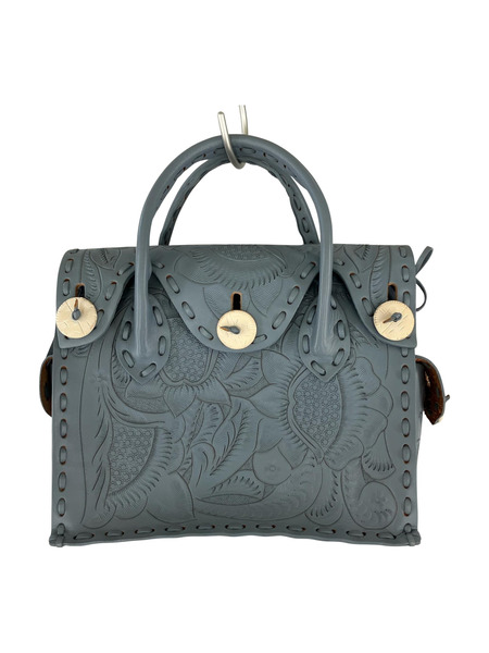 GRACE CONTINENTAL ハンドバッグ carving tribes/BLU