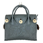 GRACE CONTINENTAL ハンドバッグ carving tribes/BLU
