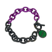 RADIO EVA ブレスレット・バングル チェーン 黒紫