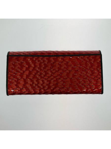 FRUTTI DI BOSCO 長財布 アートレザー/レッド