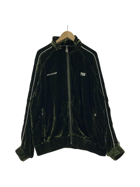 APPLEBUM×NAS Velour Track Jacket ベロアトラックジャケット XL 緑