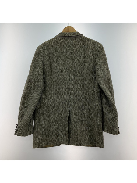 HARRIS TWEED テーラードジャケット・ブレザー coat tail 80S ヘリボーンストライプ