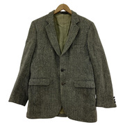 HARRIS TWEED テーラードジャケット・ブレザー coat tail 80S ヘリボーンストライプ