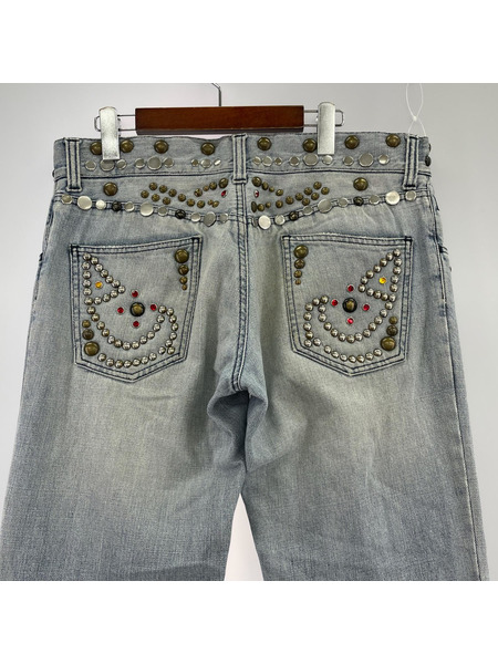 DOLCE＆GABBANA スタッズデニムパンツ 48