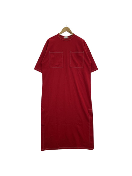 THE SHINZONE STITCH DRESS　レッド FO