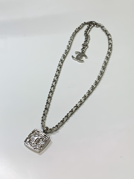 CHANEL ココマーク メタル×ラインストーン ネックレス 開封品 シャネル アクセサリー CCマーク ロゴマーク