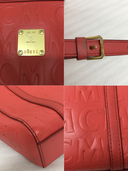 MCM 2WAY　ハンドバッグ　 赤