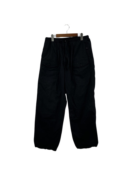 ULTERIOR 24SS NYLON AIR POPLIN MIL-PANTS（4）黒