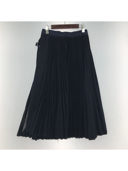 Sacai　プリーツラップスカート　1