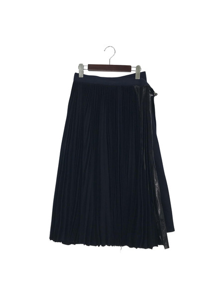 Sacai　プリーツラップスカート　1