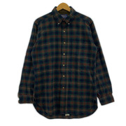 PENDLETON 長袖Tシャツ・カットソー 80S チェックシャツ ブラウン