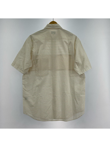 STUSSY 半袖シャツ 90s USA製 ボーダーシャツ L