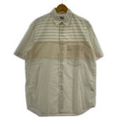 STUSSY 半袖シャツ 90s USA製 ボーダーシャツ L