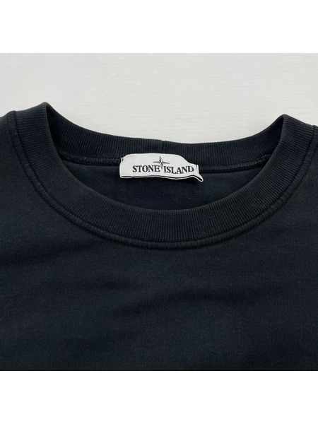 STONE ISLAND スウェット・トレーナー 21aw クルーネックスウェット BLK L