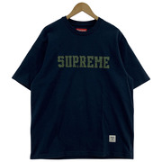 Supreme 24AW Twill Applique S/S Top NVY （M)