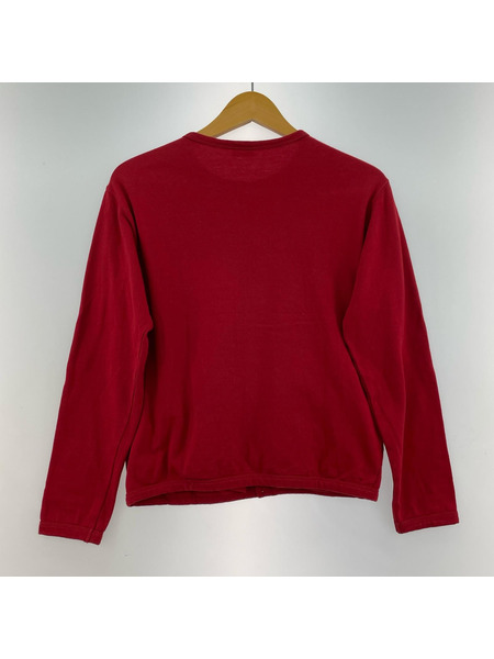 ORCIVAL カーディガン コットンカーディガン RED (1)[値下]