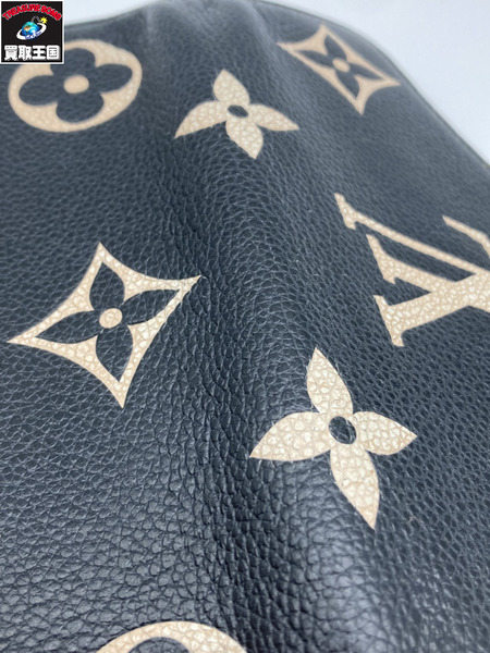 LOUIS VUITTON ルイヴィトン M80496 モノグラムアンプラント ポルトフォイユサラ イニシャル入り レザー ブラック