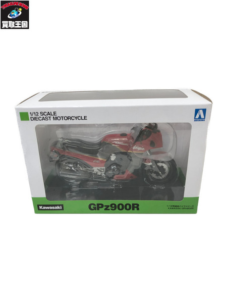 ☆スカイネット 1/12 完成品バイク カワサキ GPZ900R 赤/灰｜商品番号：2100190628904 買取王国ONLINESTORE