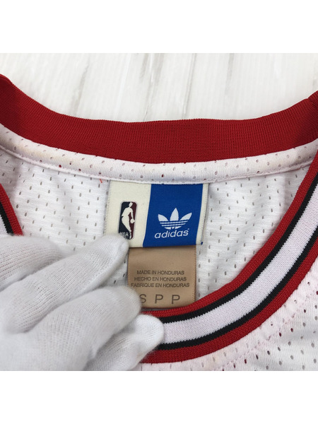 adidas NBA シカゴブルズ #91 ロッドマン ゲームシャツ