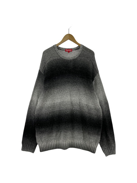 Supreme 22aw gradient stripe sweater Grey L