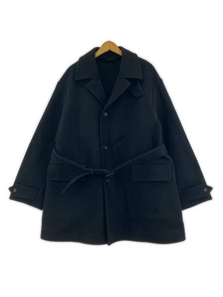 Nano Universe LB01 メルトンカーコート サイズL 黒