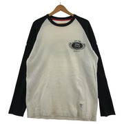 09SS/Supreme/Old No.7 Whiskey Raglan L/S Tee/M/WHT