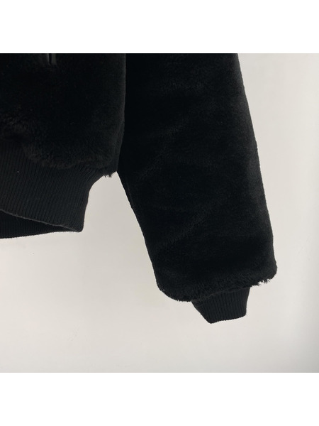 BLACK EYE PATCH 24AW ファージップパーカー M ブラック