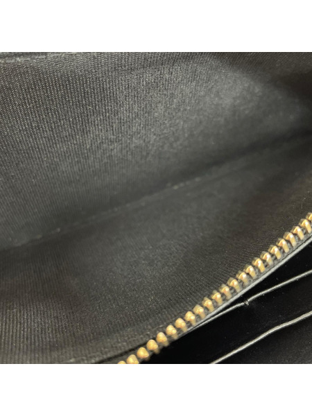 MAISON MARGIELA ハラコ×レザー ラウンドジップ ロングウォレット