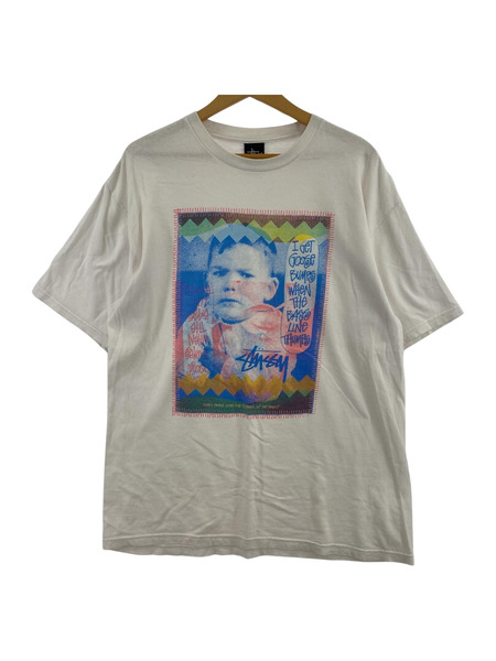 STUSSY キッズフォト Tシャツ 白 L メキシコ製｜商品番号：2100213570906 - 買取王国ONLINESTORE