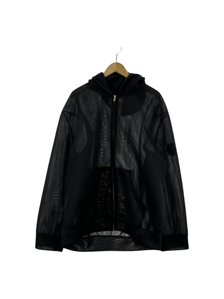 doublet 24SS TRANSPARENT ANDROID TRIM HOODIE (M)