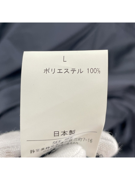 ジャケット SEE SEE PACKABLE HOODIE L ネイビー