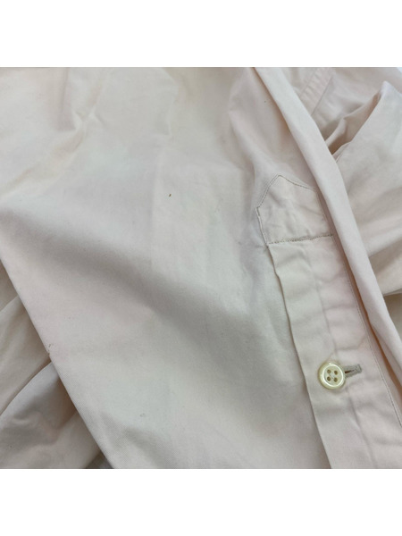 POLO RALPH LAUREN 長袖シャツ ピンクホワイト (XL)