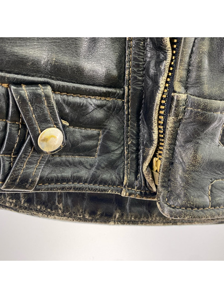 Langlitz Leathers レザージャケット 60s ライダースジャケット ブラック