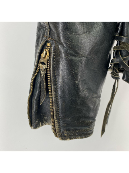 Langlitz Leathers レザージャケット 60s ライダースジャケット ブラック