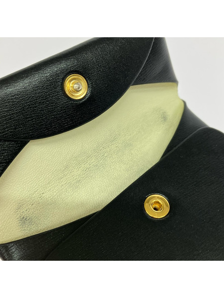 JIL SANDER 小銭入レ・コインケース FOLDED COIN PURSE レザー 黒